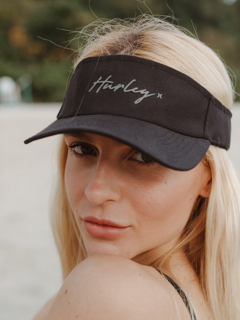Viseira Feminina Hurley Line Preta
