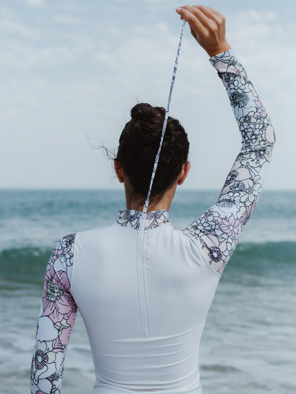 Body Surf Off White Hurley Vintage Flower