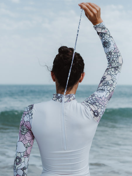 Body Surf Off White Hurley Vintage Flower