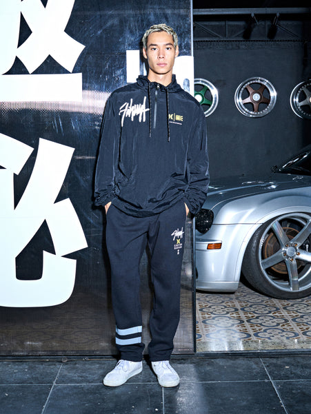 Calça de Moletom Hurley x Shibuya Signature Block Party Preta