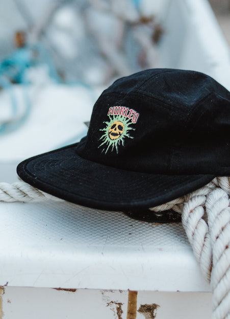 Boné Aba Reta Preto Hurley Skull Sun