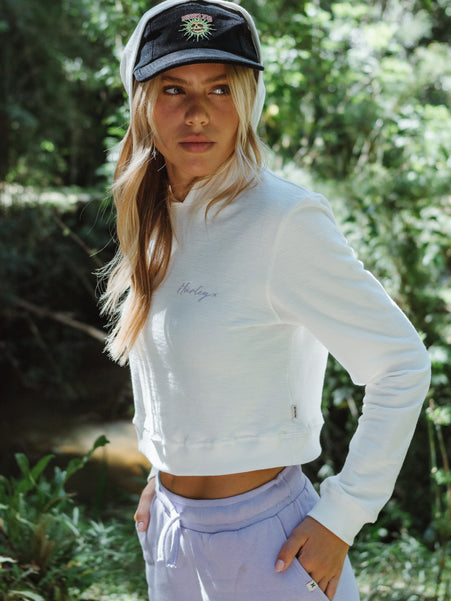 Blusa Clareou Hurley Feminina Off White