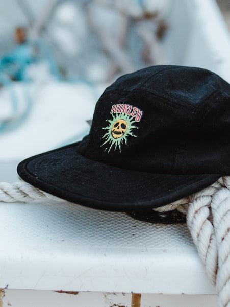Boné Aba Reta Preto Hurley Skull Sun
