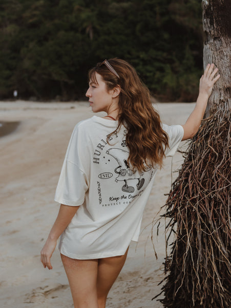 Camiseta Especial Manga Curta Off White Hurley Eco