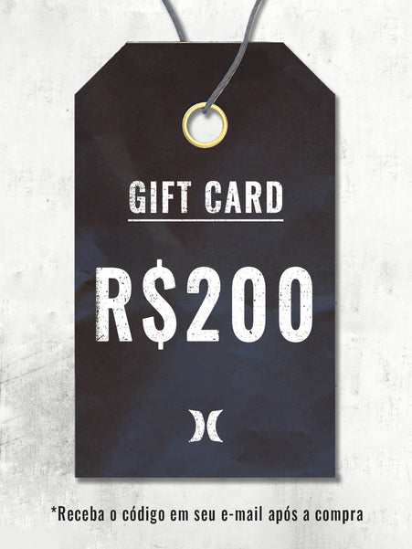 Gift Card Hurley R$200