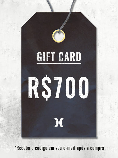 Gift Card Hurley R$700