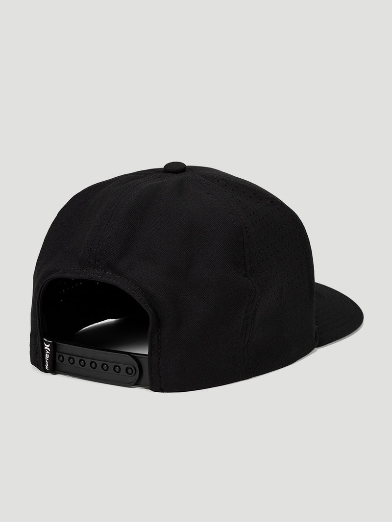 Boné Hurley Flat Rasta Preto