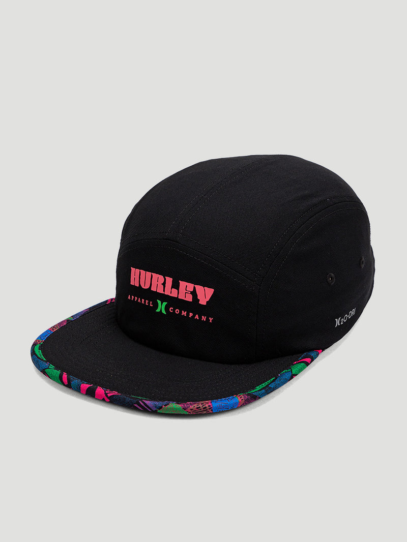 Boné Aba Reta Five Panel H2O-DRI Preto Hurley Five Noise