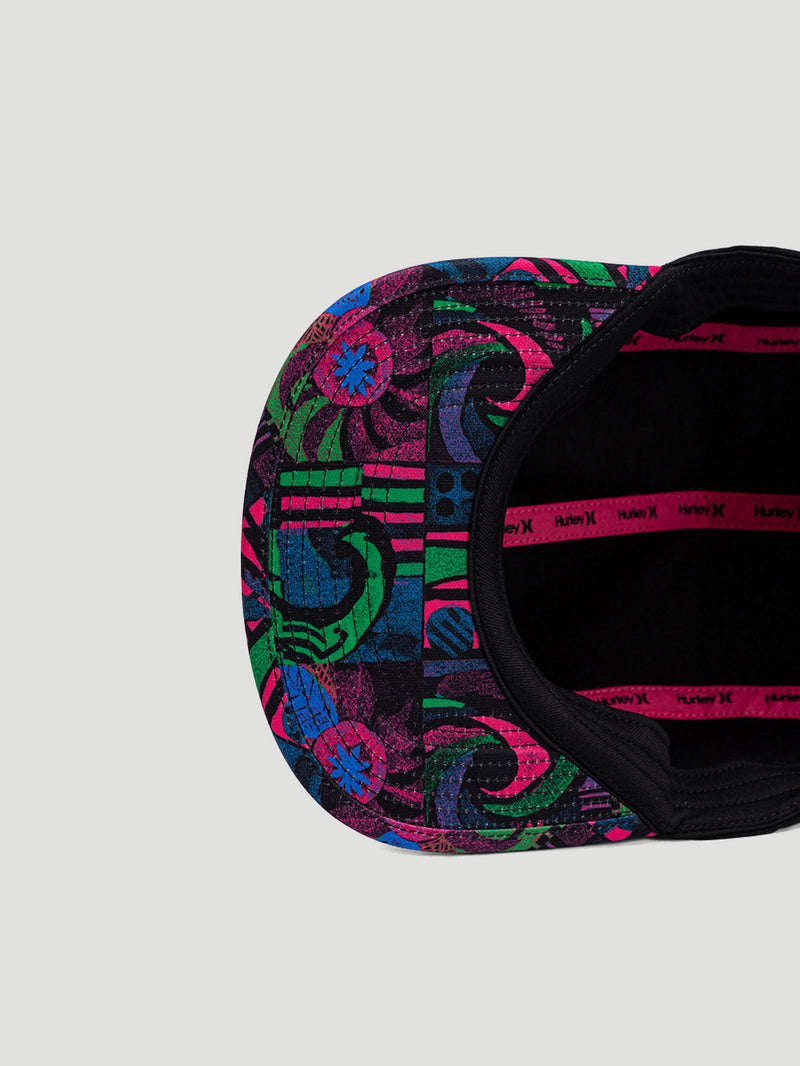 Boné Aba Reta Five Panel H2O-DRI Preto Hurley Five Noise