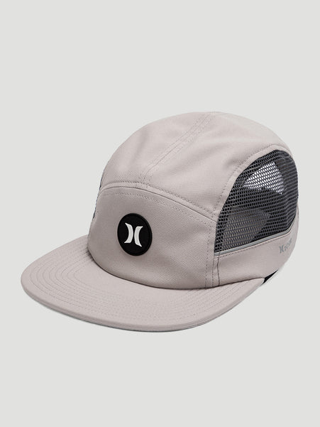 Boné Aba Reta Five Panel H2O-DRI Cinza Hurley Five Patch