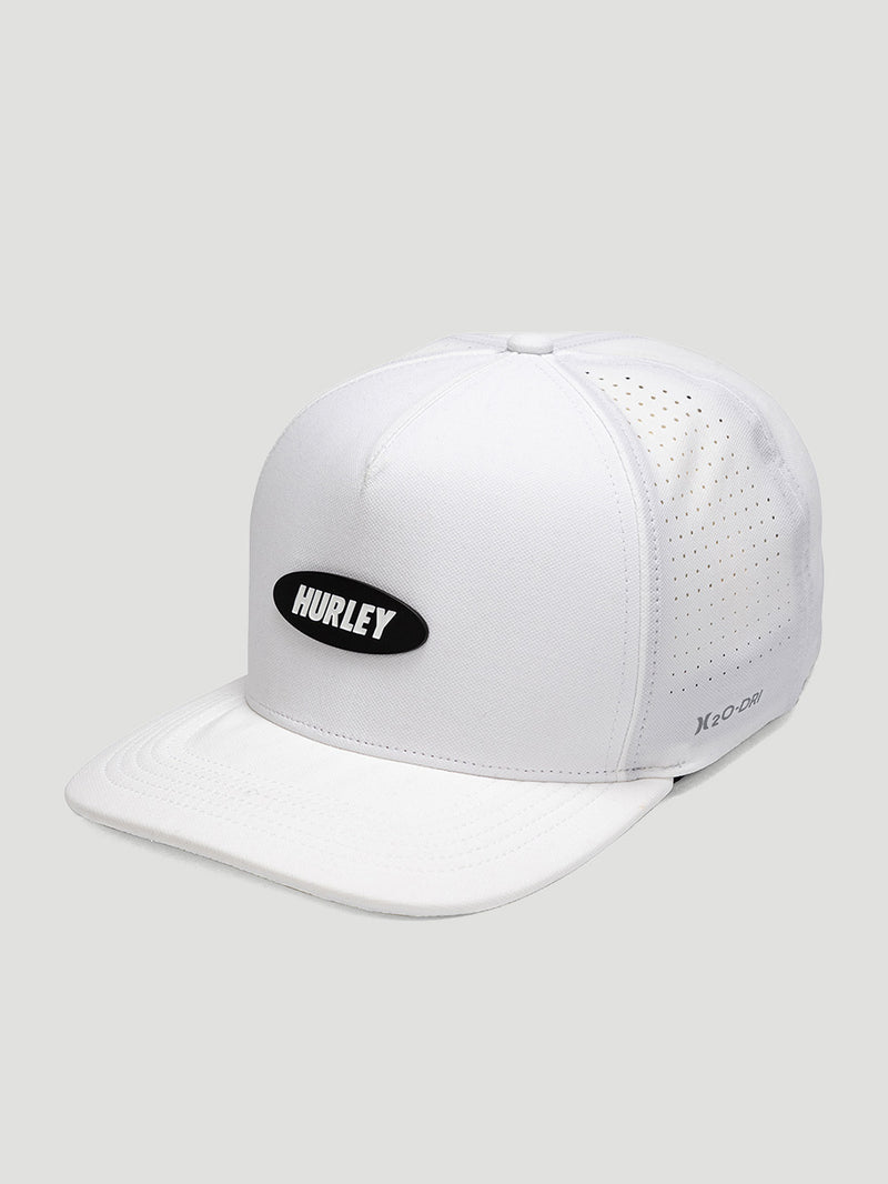 Boné Aba Curva H2O-DRI Branco Hurley Fastplate