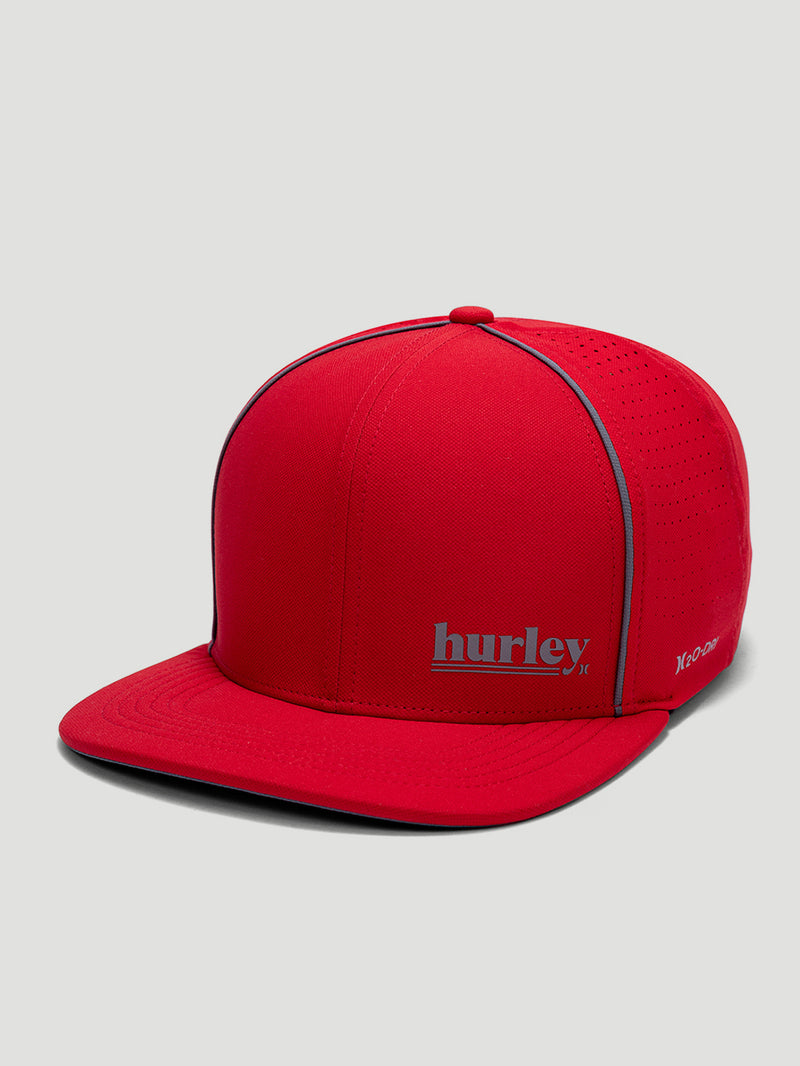 Boné Aba Reta Vermelho Hurley Puff