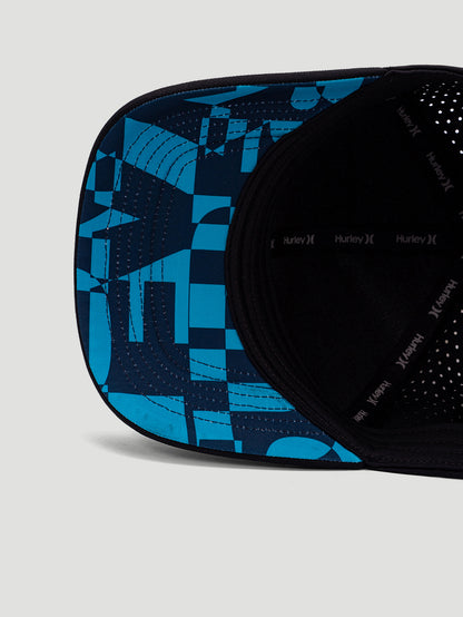 Boné Aba Curva Preto Hurley Half Letters