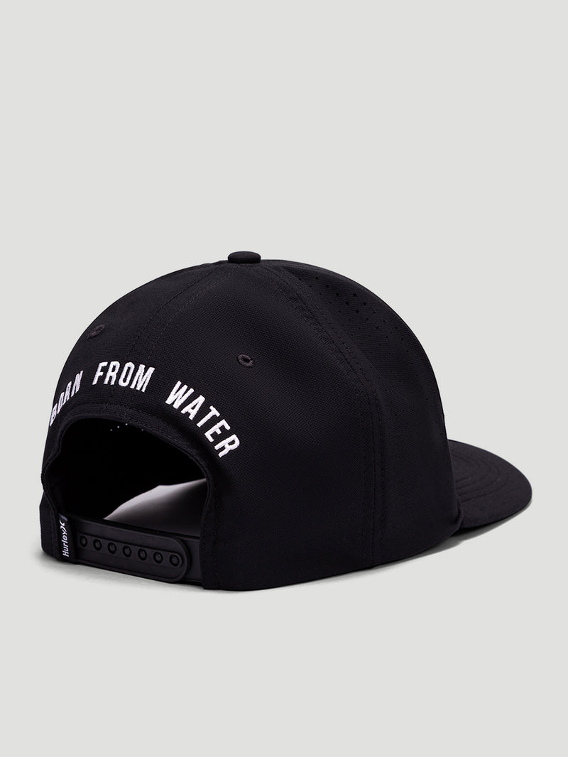 Boné Aba Reta Preto Hurley Hexa