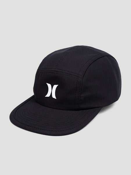 Boné Aba Reta Preto Five Panel Hurley Secret