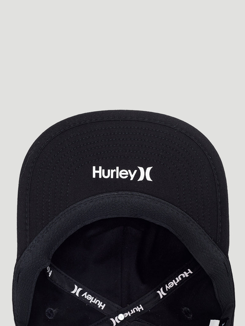 Boné Aba Reta Preto Five Panel Hurley Enjoy