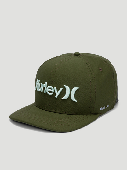 Boné Aba Reta Verde Militar Hurley One&Only