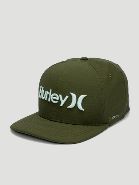 Boné Aba Reta Verde Militar Hurley One&Only