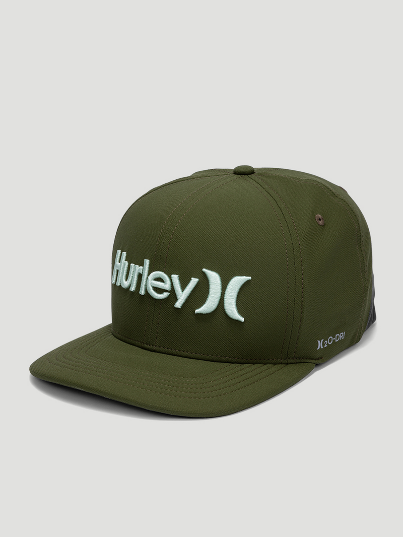 Boné Aba Reta Verde Militar Hurley One&Only