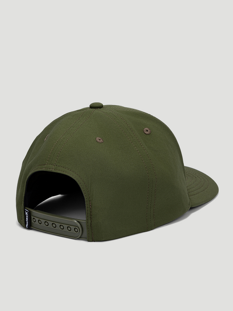 Boné Aba Reta Verde Militar Hurley One&Only