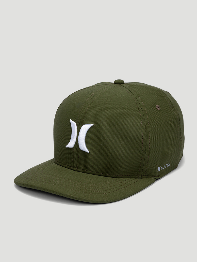 Boné Aba Curva Verde Militar Hurley Icon