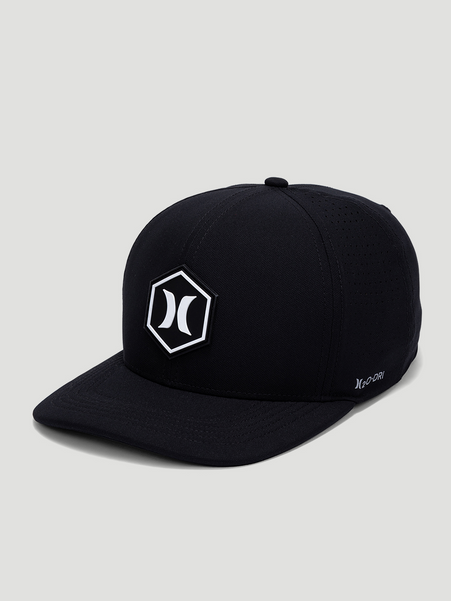 Boné Aba Curva Preto Hurley Hexa