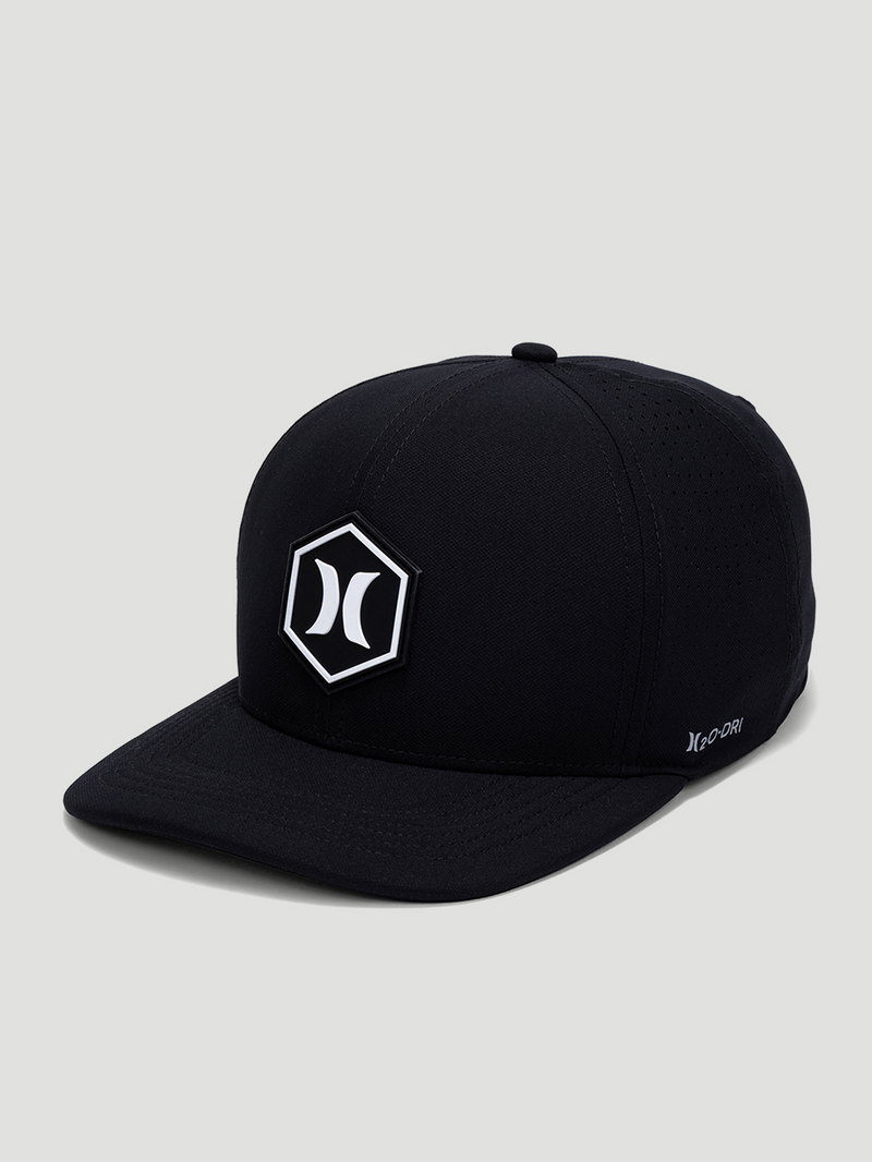 Boné Aba Curva Preto Hurley Hexa