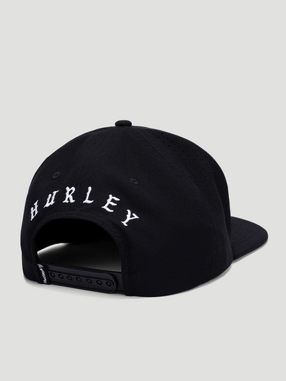 Boné Aba Reta Preto Hurley Flat Aloha