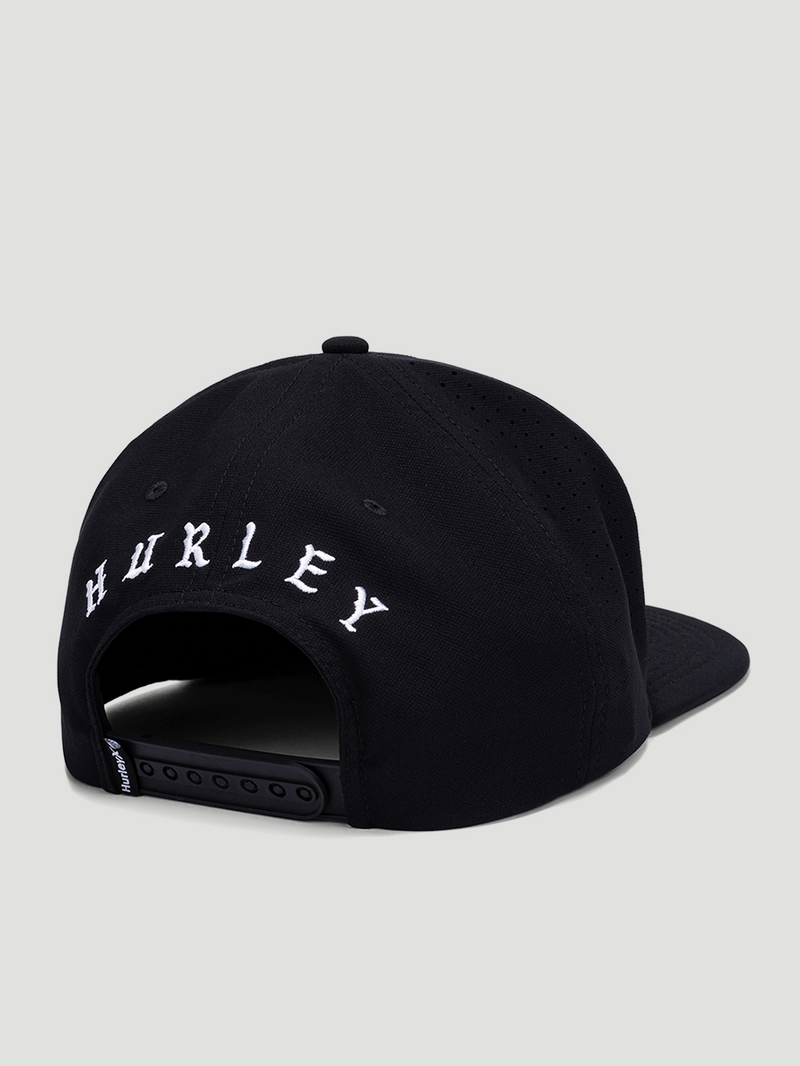 Boné Aba Reta Preto Hurley Flat Aloha