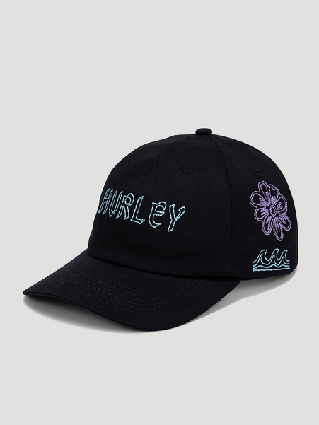 Boné Aba Curva Preto Hurley Palm