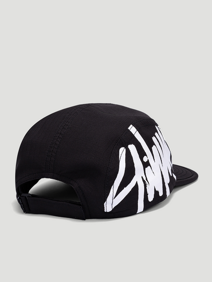 Boné Aba Reta Five Panel Hurley x Shibuya Signature Preto