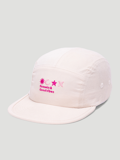 Boné Hurley Feminino Sunsets Aba Curva Off White