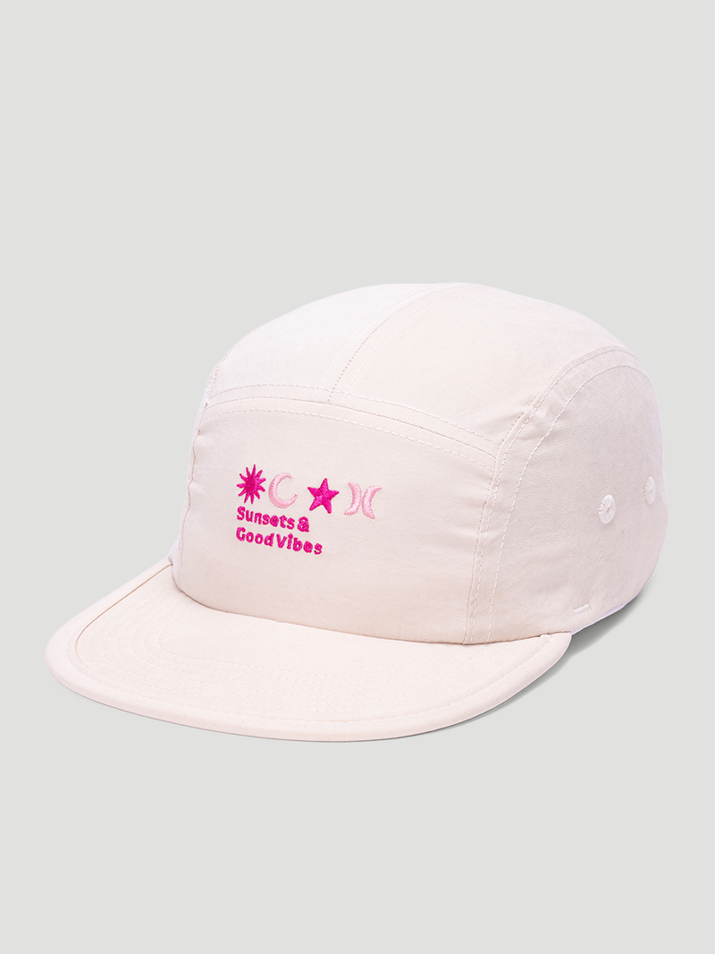 Boné Hurley Feminino Sunsets Aba Curva Off White