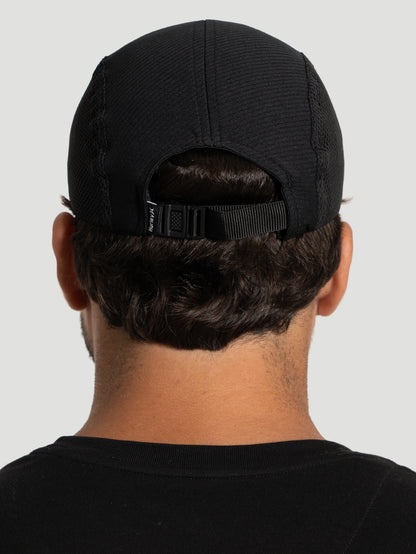 Boné Hurley Five Runner Preto Aba Reta