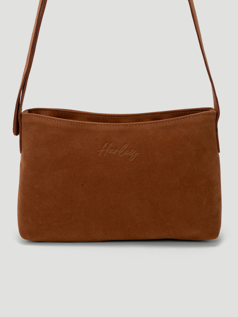 Bolsa Feminina Transversal Hurley Marrom