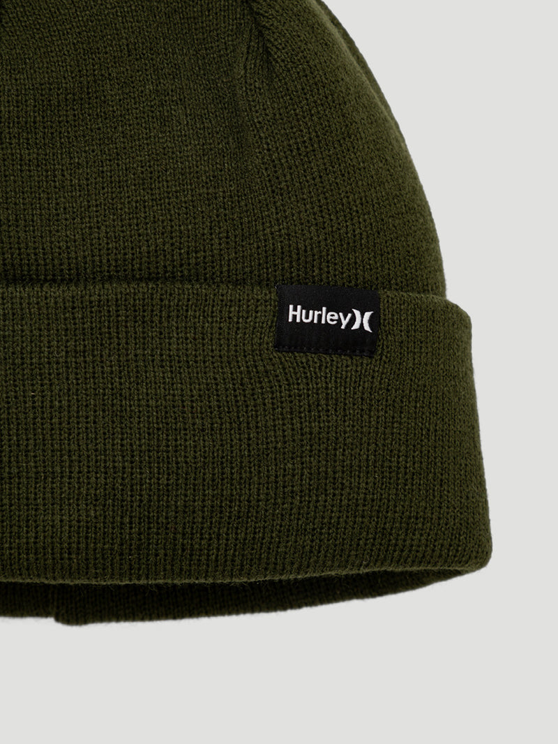 Gorro Verde Com Dobra Militar Hurley Label