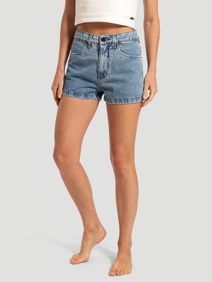 Shorts Jeans Azul Hurley Destroyer