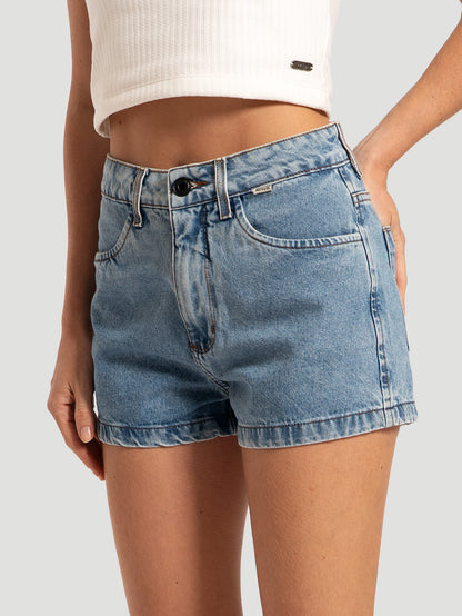 Shorts Jeans Azul Hurley Destroyer