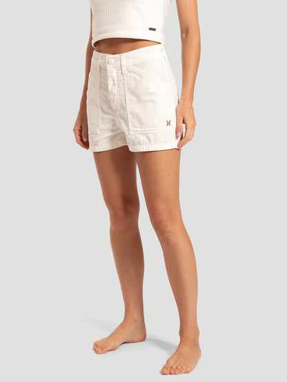 Shorts Sarja Off White Hurley Sand