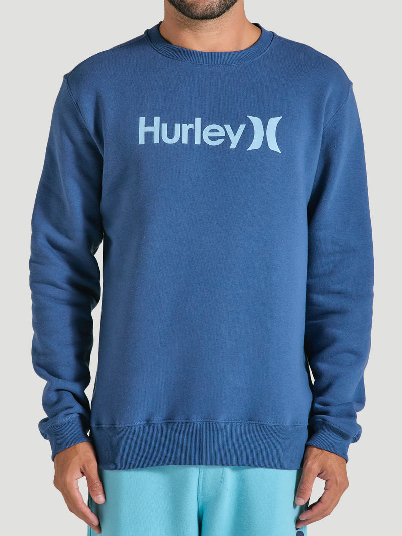 Moletom Careca Azul Marinho Felpado Hurley One&Only