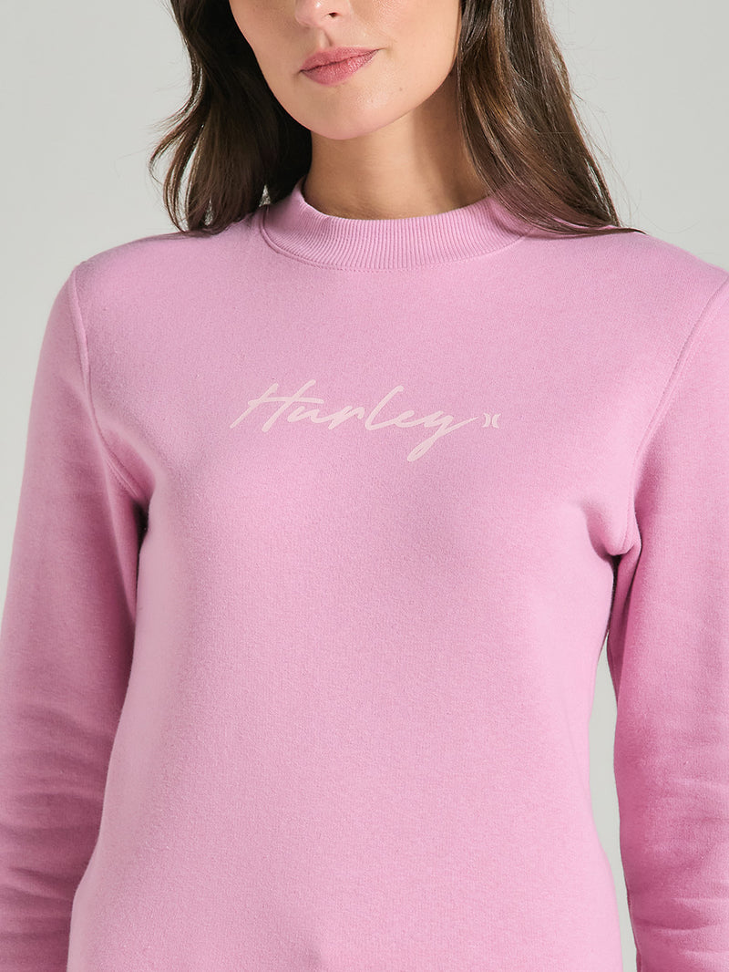 Moletom Careca Feminino Rosa Hurley Line
