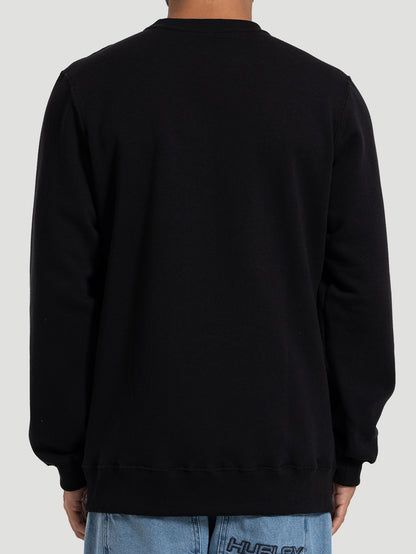 Moletom Hurley Careca Mini Icon II Preto