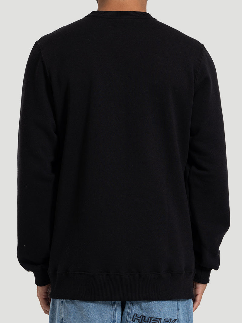 Moletom Hurley Careca Mini Icon II Preto