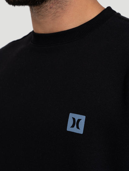 Moletom Hurley Careca Mini Icon II Preto