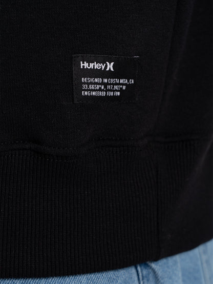 Moletom Hurley Careca Mini Icon II Preto