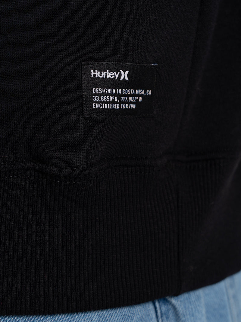 Moletom Hurley Careca Mini Icon II Preto