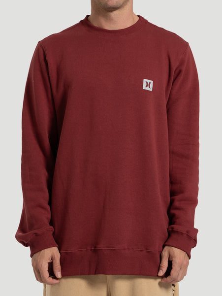 Moletom Hurley Careca Mini Icon II Vinho