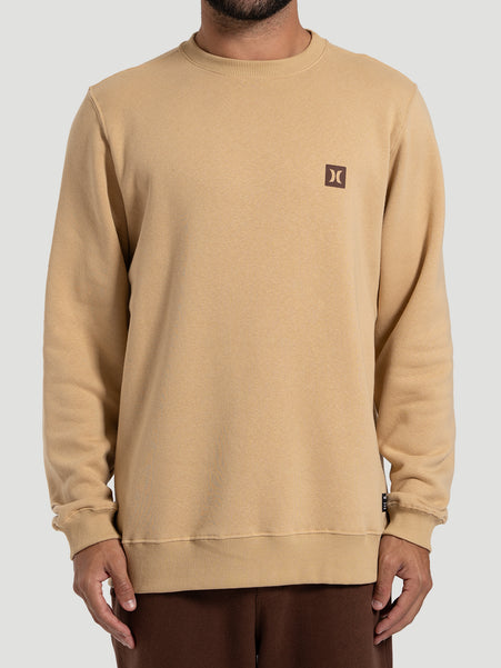 Moletom Hurley Careca Mini Icon II Bege