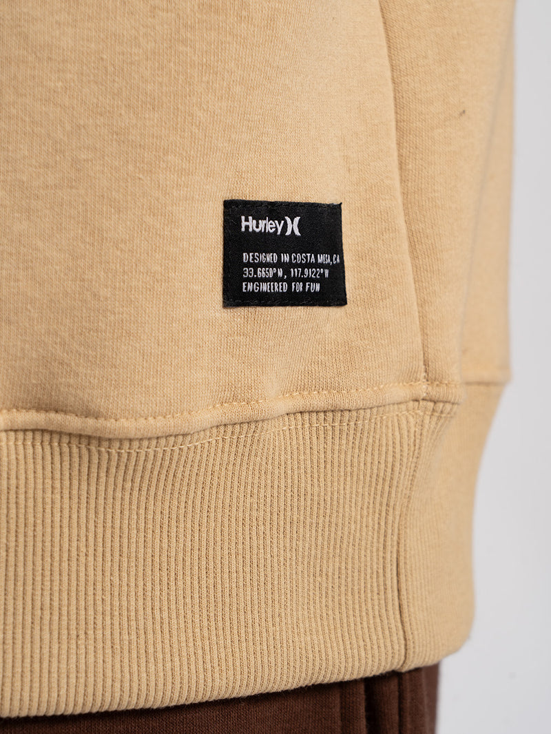Moletom Hurley Careca Mini Icon II Bege