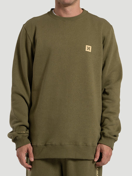 Moletom Hurley Careca Mini Icon II Militar